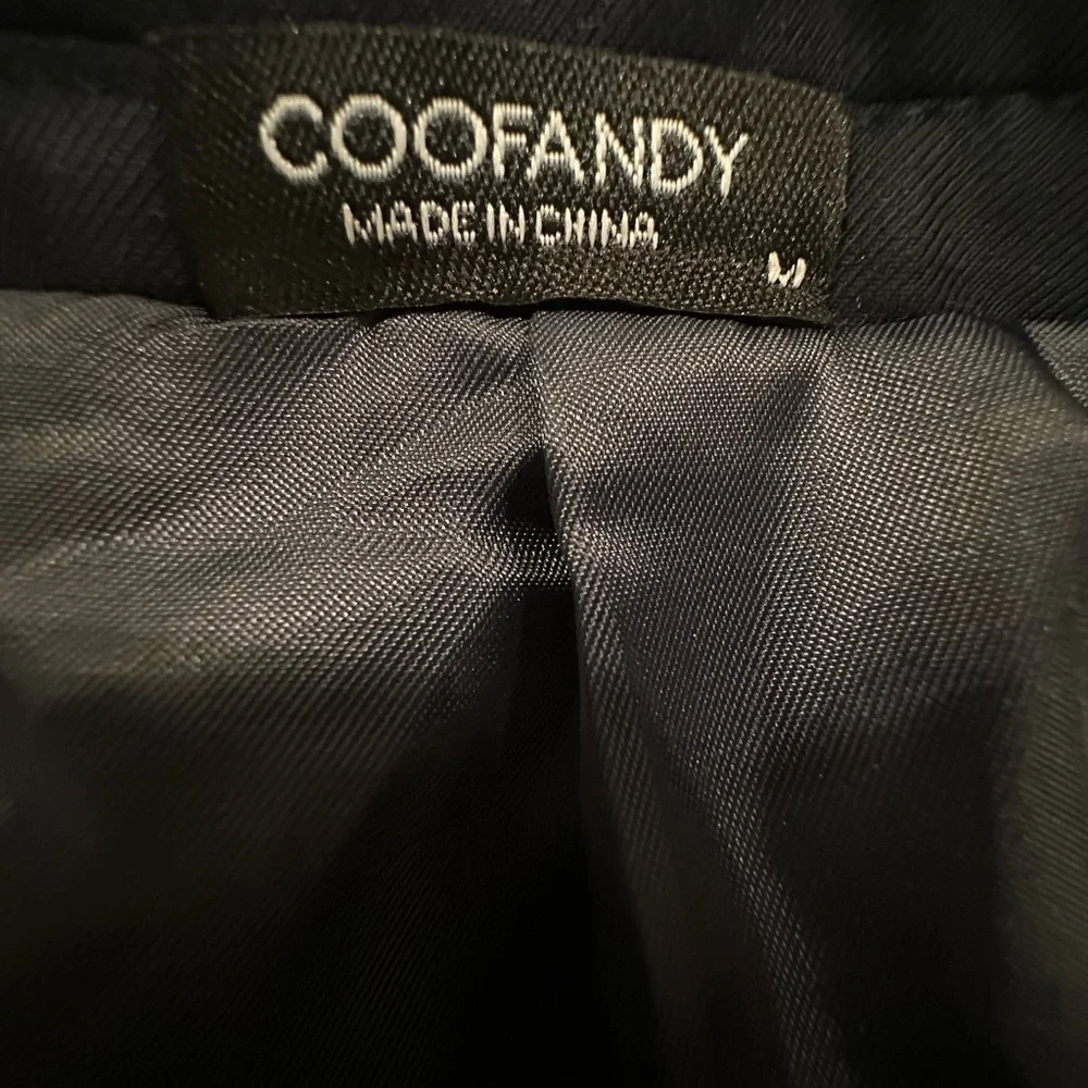 COOFANDY Mens Sport Coat Casual Blazer One Button Business Suit Jacket Size M - Picture 3 of 5